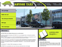 Tablet Screenshot of abysse-taxi-vendee.com